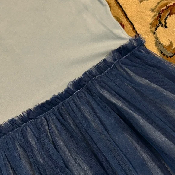 Tea Collection Dress with Tulle Skirt - Picture 4 of 5